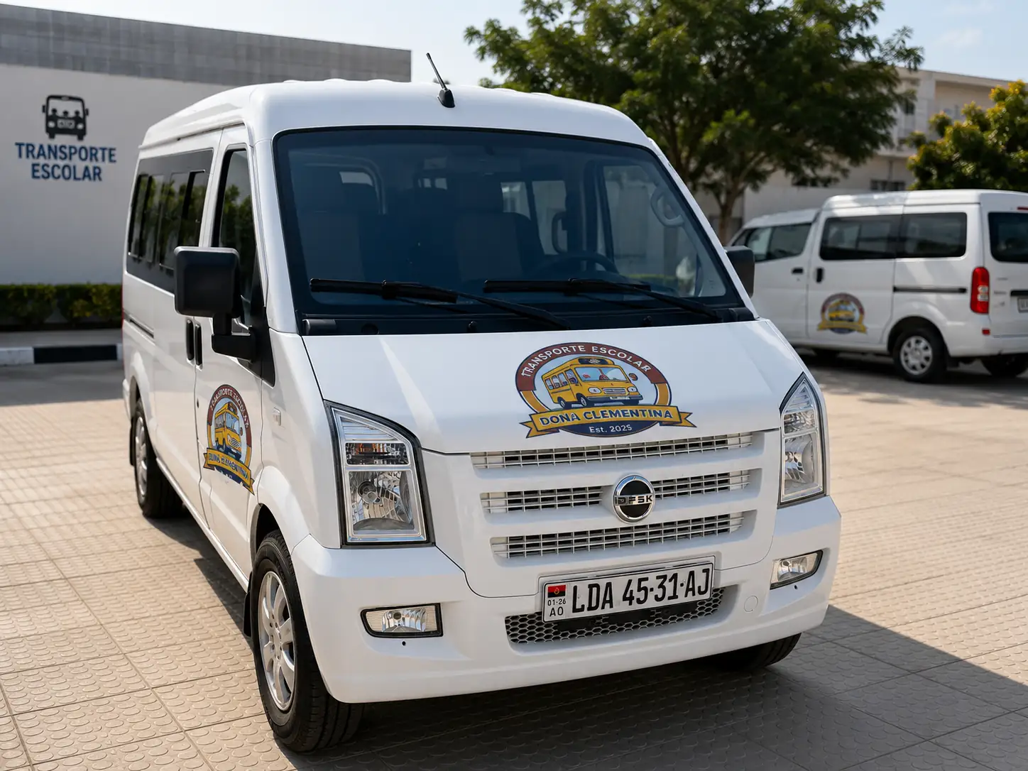Segurança infantil a caminho da escola